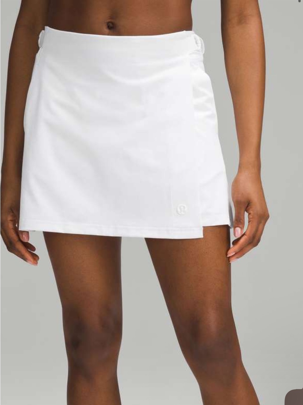 Lululemon Wrap-Front Mid-Rise Golf Skirt